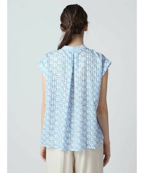 Aquascutum / アクアスキュータム シャツ・ブラウス | 【セットアップ対応】ハニカムプリントブラウス | 詳細4