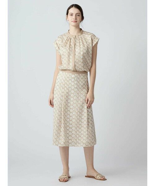 Aquascutum / アクアスキュータム シャツ・ブラウス | 【セットアップ対応】ハニカムプリントブラウス | 詳細12