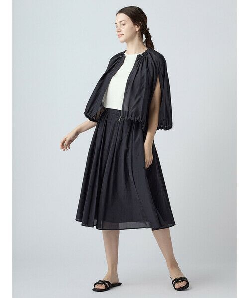 Aquascutum / アクアスキュータム ミニ・ひざ丈スカート | トリアセコットンローンスカート | 詳細1