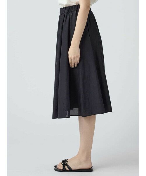 Aquascutum / アクアスキュータム ミニ・ひざ丈スカート | トリアセコットンローンスカート | 詳細3