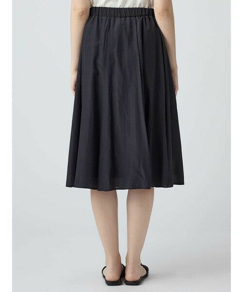 Aquascutum / アクアスキュータム ミニ・ひざ丈スカート | トリアセコットンローンスカート | 詳細4