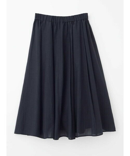 Aquascutum / アクアスキュータム ミニ・ひざ丈スカート | トリアセコットンローンスカート | 詳細7