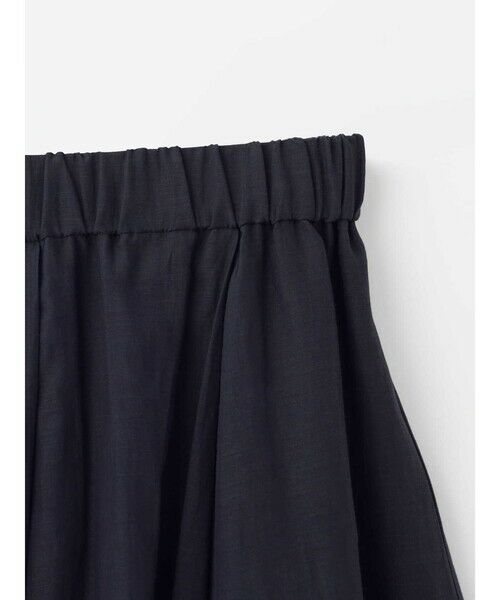 Aquascutum / アクアスキュータム ミニ・ひざ丈スカート | トリアセコットンローンスカート | 詳細9