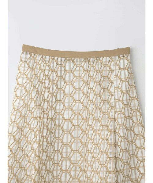 Aquascutum / アクアスキュータム ミニ・ひざ丈スカート | 【セットアップ対応】ハニカムプリントスカート | 詳細13
