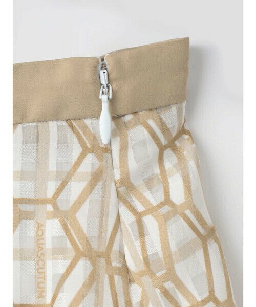 Aquascutum / アクアスキュータム ミニ・ひざ丈スカート | 【セットアップ対応】ハニカムプリントスカート | 詳細16