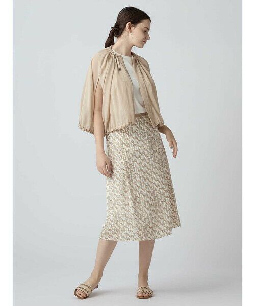 Aquascutum / アクアスキュータム ミニ・ひざ丈スカート | 【セットアップ対応】ハニカムプリントスカート | 詳細5