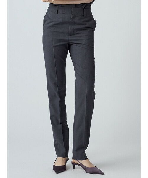 Aquascutum / アクアスキュータム その他パンツ | 【セットアップ対応】ライト強撚テーパードパンツ（ﾀﾞｰｸｸﾞﾚｰ）