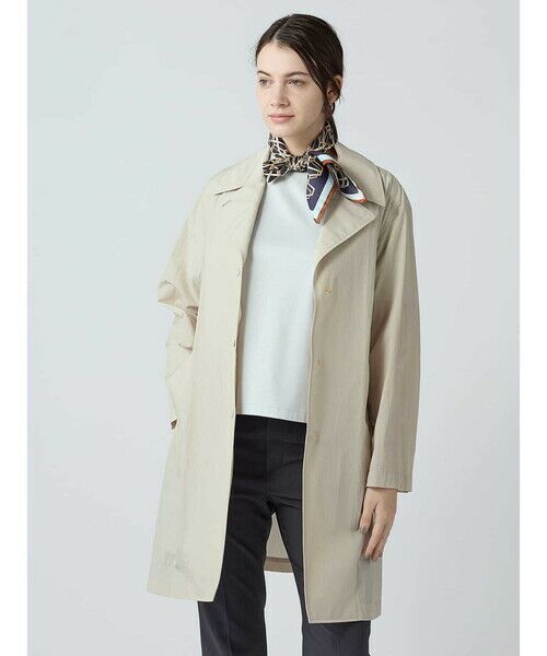 Aquascutum / アクアスキュータム その他アウター | シアーナイロンコート（ﾎﾜｲﾄ）