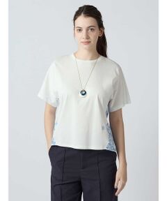 Aquascutum / アクアスキュータム カットソー | ハニカムプリントカットソー