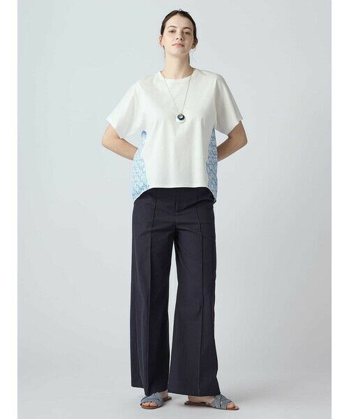 Aquascutum / アクアスキュータム カットソー | ハニカムプリントカットソー | 詳細1