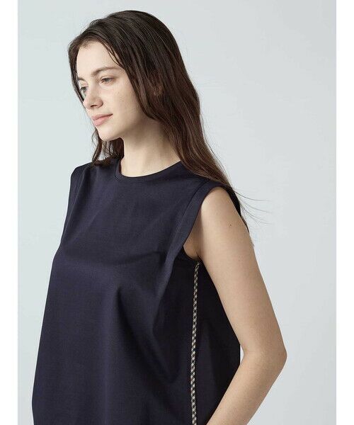 Aquascutum / アクアスキュータム カットソー | スーピマコットンポンチ ノースリーブ | 詳細2