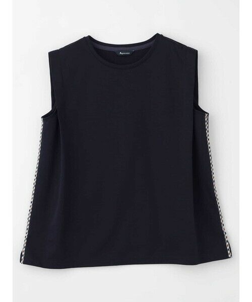 Aquascutum / アクアスキュータム カットソー | スーピマコットンポンチ ノースリーブ | 詳細3