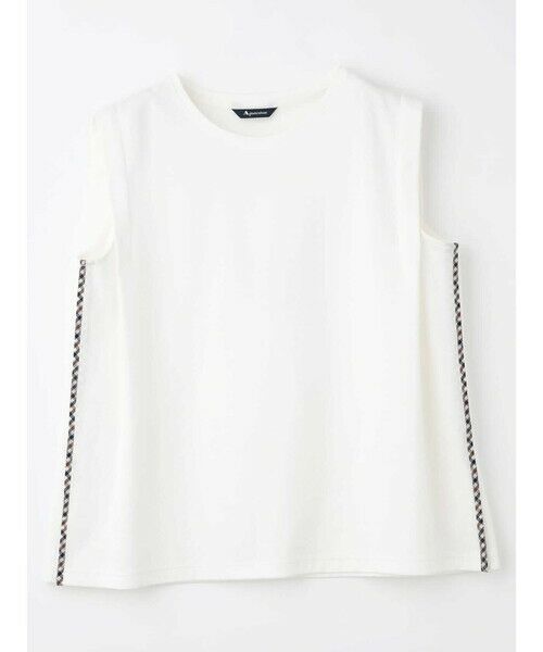 Aquascutum / アクアスキュータム カットソー | スーピマコットンポンチ ノースリーブ | 詳細10