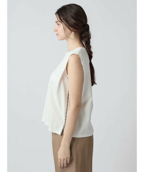 Aquascutum / アクアスキュータム カットソー | スーピマコットンポンチ ノースリーブ | 詳細7