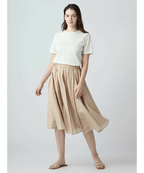 Aquascutum / アクアスキュータム カットソー | スーピマコットンポンチ  カットソー（ﾎﾜｲﾄ）