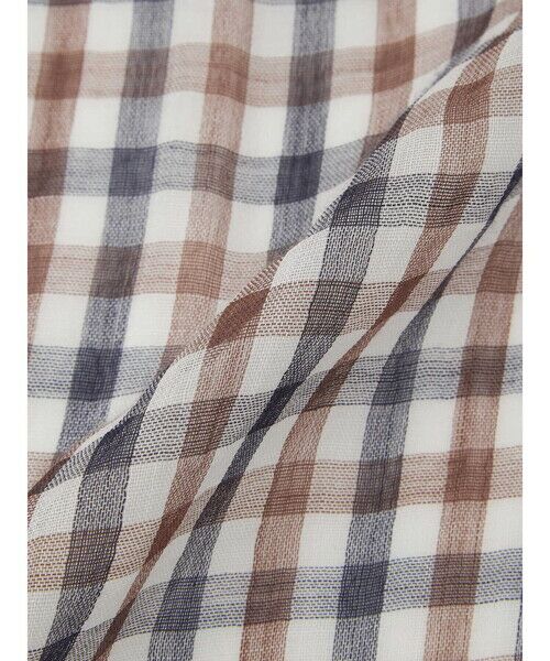 Aquascutum / アクアスキュータム マフラー・ショール・スヌード・ストール | クラブチェックリネンストール | 詳細4