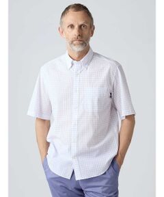 Aquascutum / アクアスキュータム シャツ・ブラウス | Sucker Check Short Sleeve Shirt