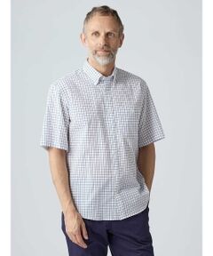 Aquascutum / アクアスキュータム シャツ・ブラウス | Sucker Check Short Sleeve Shirt