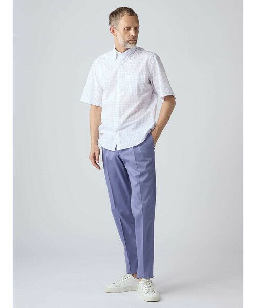 Aquascutum / アクアスキュータム シャツ・ブラウス | Sucker Check Short Sleeve Shirt | 詳細1
