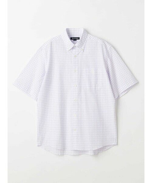 Aquascutum / アクアスキュータム シャツ・ブラウス | Sucker Check Short Sleeve Shirt | 詳細6