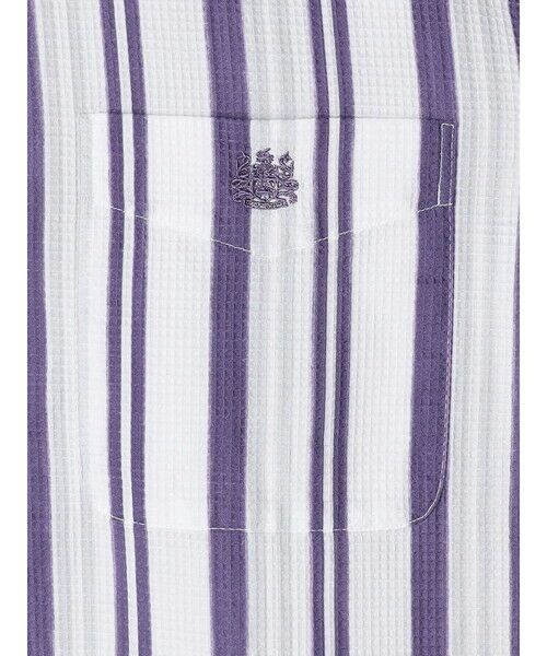 Aquascutum / アクアスキュータム シャツ・ブラウス | Waffle Multi Stripe Short Sleeve Shirt | 詳細11