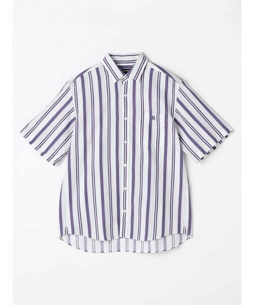 Aquascutum / アクアスキュータム シャツ・ブラウス | Waffle Multi Stripe Short Sleeve Shirt | 詳細6
