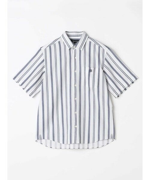 Aquascutum / アクアスキュータム シャツ・ブラウス | Waffle Multi Stripe Short Sleeve Shirt | 詳細15