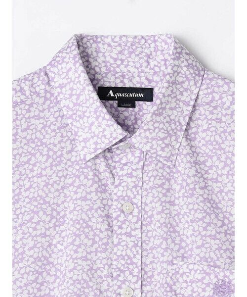 Aquascutum / アクアスキュータム シャツ・ブラウス | Liberty Print Short Sleeve Shirt | 詳細8