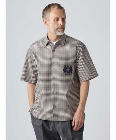 Aquascutum / アクアスキュータム シャツ・ブラウス | Seer-sucker Club Check Short Sleeve Shirt Outer