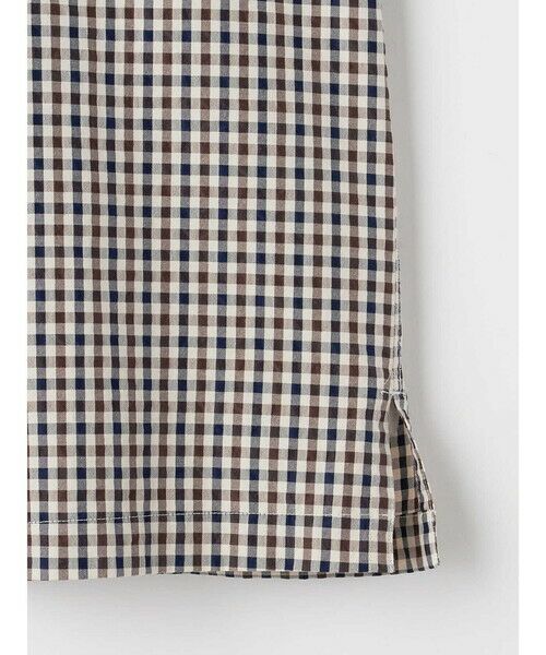 Aquascutum / アクアスキュータム シャツ・ブラウス | Seer-sucker Club Check Short Sleeve Shirt Outer | 詳細10