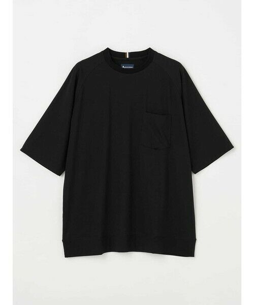 Aquascutum / アクアスキュータム カットソー | TEC.3Trip:Smooth Raglan Sleeves T-shirt（ﾌﾞﾗｯｸ）