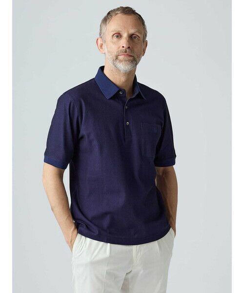 Aquascutum / アクアスキュータム カットソー | Birdseye Polo（ﾈｲﾋﾞｰ）