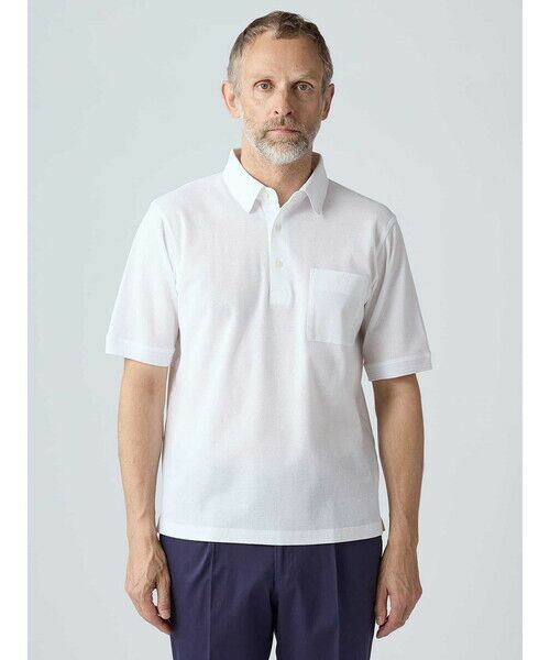 Aquascutum / アクアスキュータム カットソー | Birdseye Polo | 詳細6