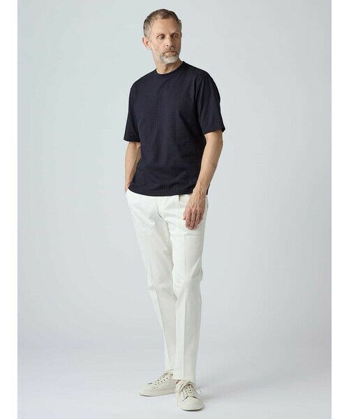 Aquascutum / アクアスキュータム カットソー | Links Jacquard T-shirt | 詳細1