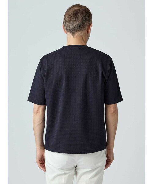 Aquascutum / アクアスキュータム カットソー | Links Jacquard T-shirt | 詳細4