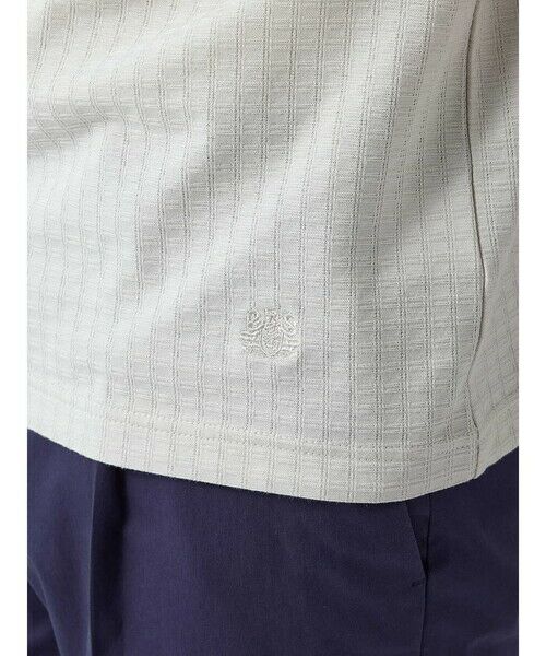 Aquascutum / アクアスキュータム カットソー | Links Jacquard T-shirt | 詳細15