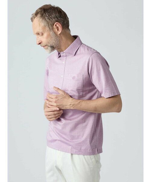 Aquascutum / アクアスキュータム カットソー | Cation Mix Polo(ラベンダー)