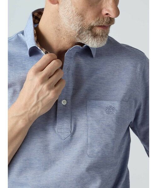 Aquascutum / アクアスキュータム カットソー | Cation Mix Polo | 詳細14