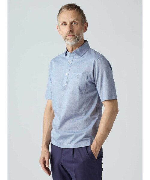Aquascutum / アクアスキュータム カットソー | Cation Mix Polo(サックス)