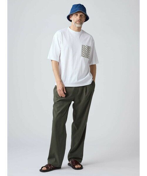 Aquascutum / アクアスキュータム カットソー | AQ Honeycomb T-shirt | 詳細5