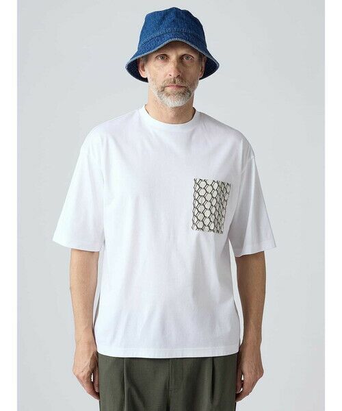 Aquascutum / アクアスキュータム カットソー | AQ Honeycomb T-shirt | 詳細6