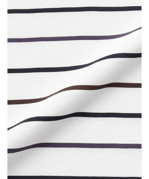 Aquascutum / アクアスキュータム カットソー | ＜175th limited＞Club Check Striped T-shirt | 詳細12