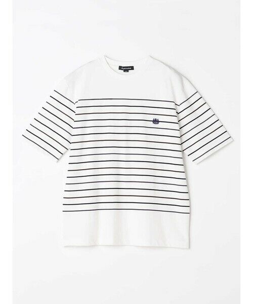 Aquascutum / アクアスキュータム カットソー | ＜175th limited＞Club Check Striped T-shirt | 詳細6