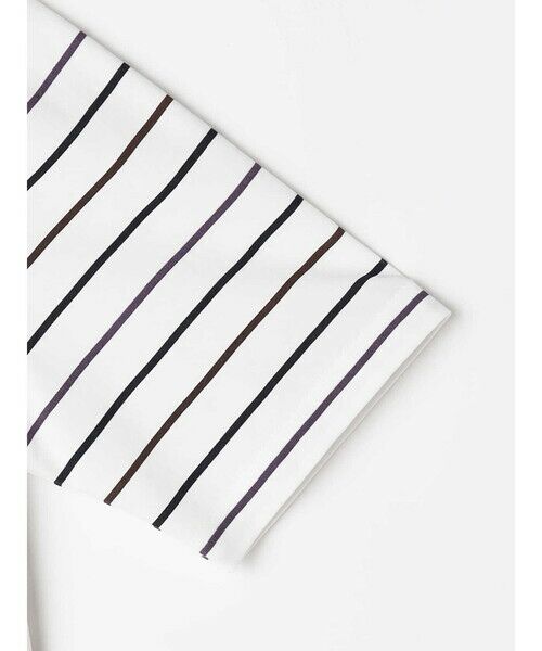 Aquascutum / アクアスキュータム カットソー | ＜175th limited＞Club Check Striped T-shirt | 詳細9