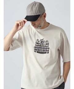 ＜175th limited＞Club Check×Crest T-shirt