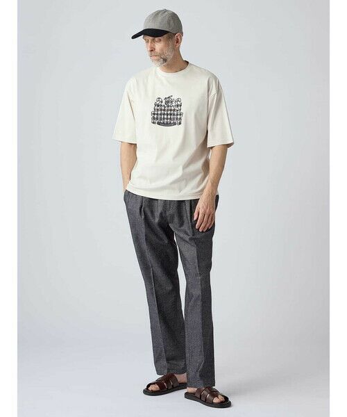 Aquascutum / アクアスキュータム カットソー | ＜175th limited＞Club Check×Crest T-shirt | 詳細1