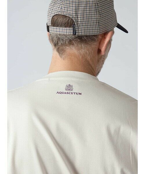 Aquascutum / アクアスキュータム カットソー | ＜175th limited＞Club Check×Crest T-shirt | 詳細3
