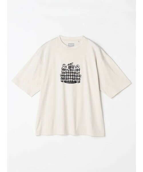 Aquascutum / アクアスキュータム カットソー | ＜175th limited＞Club Check×Crest T-shirt | 詳細4