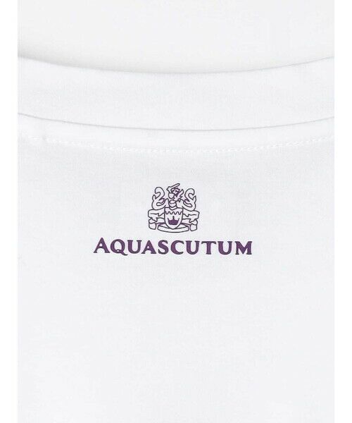Aquascutum / アクアスキュータム カットソー | ＜175th limited＞Club Check×Crest T-shirt | 詳細17