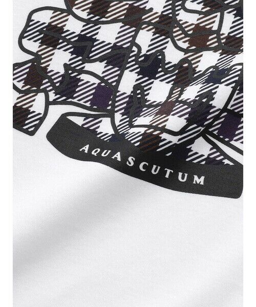 Aquascutum / アクアスキュータム カットソー | ＜175th limited＞Club Check×Crest T-shirt | 詳細18